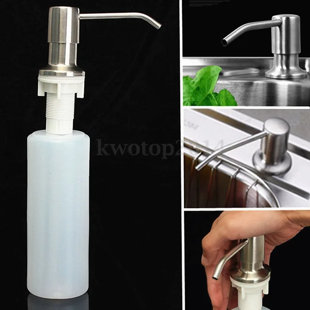 1pc 300 Ml Kitchen Tools Bathroom Sink Soap Dispenser Bottle Copper 1pc 300 Ml Kitchen Tools Bathroom Sink Soap Dispenser Bottle Copper Plastic Hot