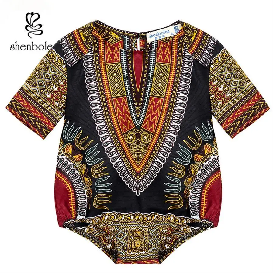African Baby Romper Dashiki Print Kids Clothes Newborn