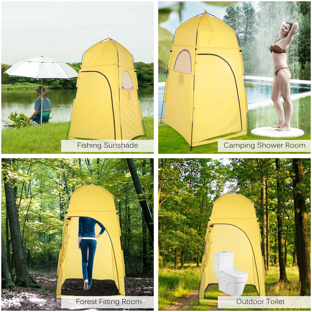 Netanmake Brand Dressing Changing Tent Shower Bath Shelter Fitting Room Tent Portable Privacy Toilet Lightweight Anti-tear Tent