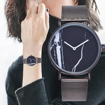 

Band Ultra-thin Watches Quartz Simple Women Mens Watch Mesh Strap WristWatch Fashion Clock Montre Femme Relogio Feminino