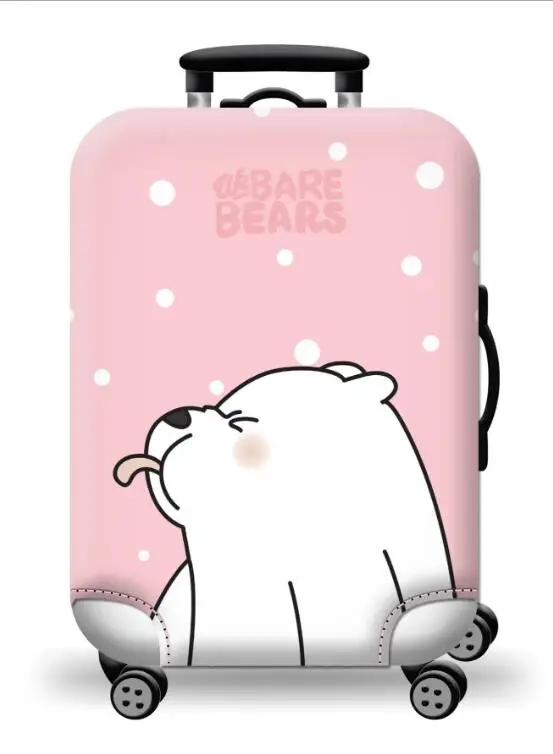 1PC 18"-32'' Cute Bear Elastic Travel Luggage Cover Suitcase Protective Case Protector