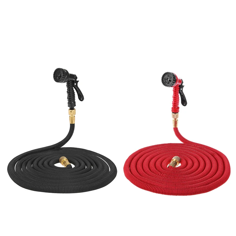 

25ft-100ft Multi-functional Garden Hose Expandable Flexible Water Hose Pipe Watering Kits with Spray Gun Irrigation System
