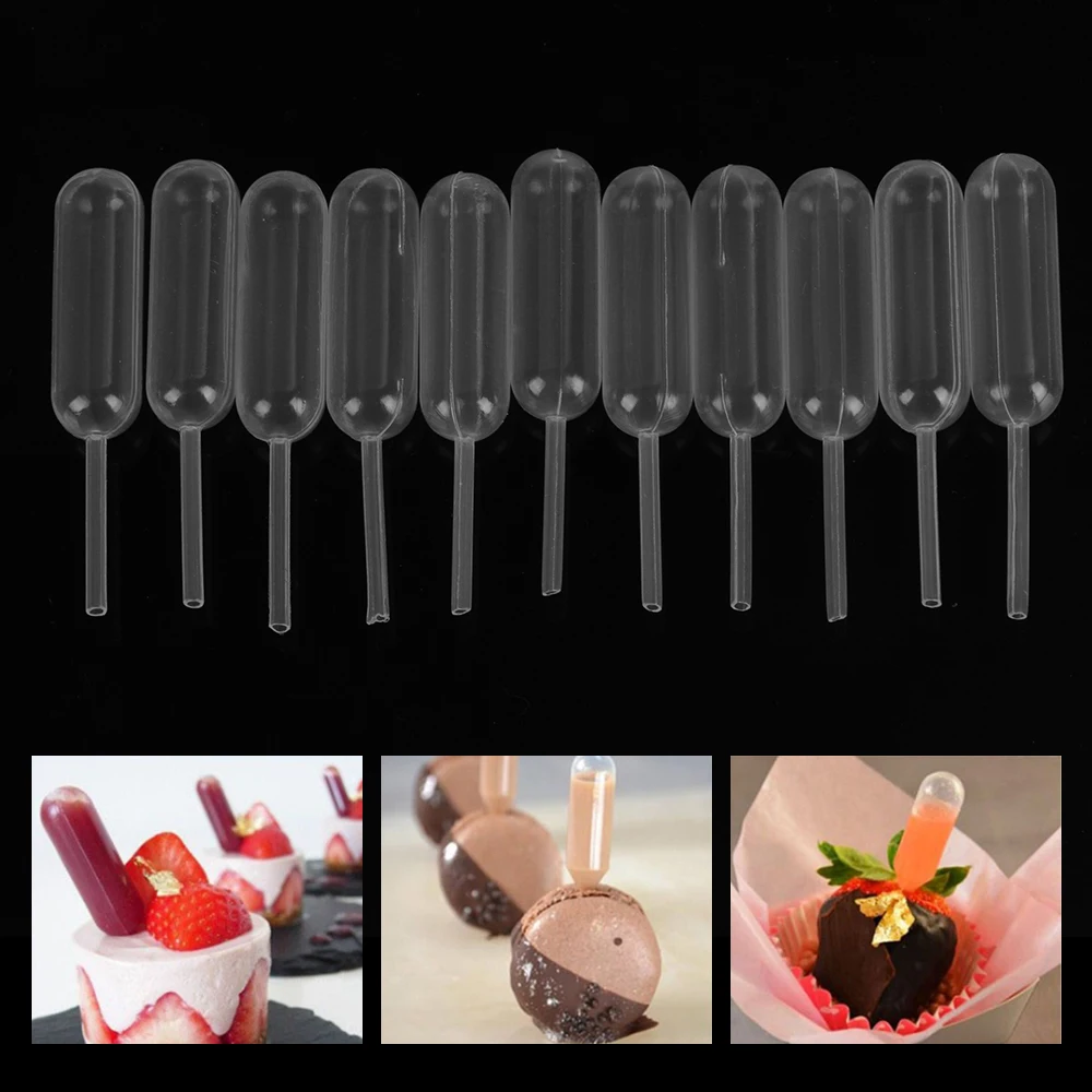 50pcs/set Baking Tools Dropping Dessert Chocolate Transfer Pipette