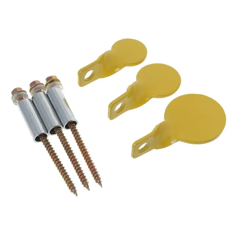 

3 Pcs/Set Shooting Target Rotating Hanging Outdoor Indoor Practice Tactical Hunting Shot With Screw 2.5/3/4cm Accessories W20