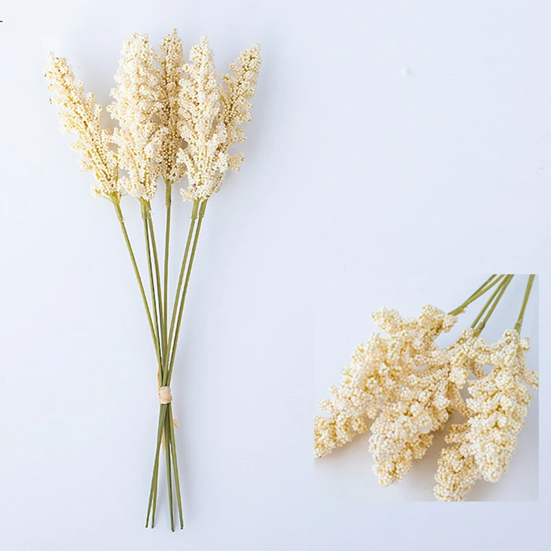 

Fresh Artificial Flower Photography Prop Home Garden Decoration Branch Suitable For Long Vases White/ Pink/ Green/ Blue/ Purple