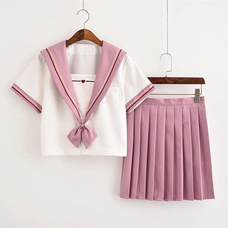 UPHYD Korean High School Uniform S 3XL Cute Pink Japan JK Uniforms ...