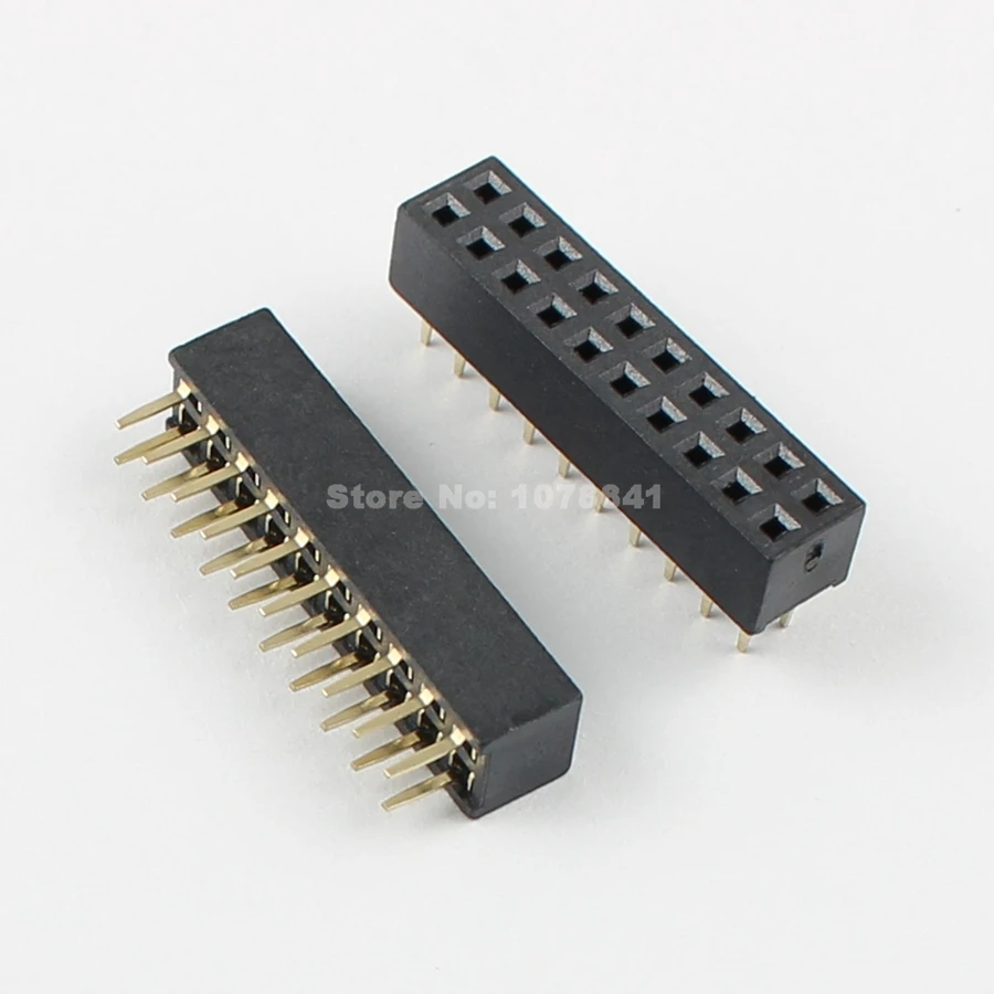 

20 Pcs Per Lot 2mm 2x10 Pin 20 Pin Female Double Row Straight Pin Header Strip