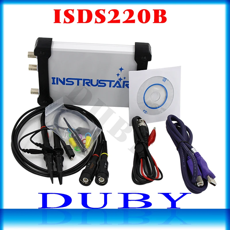 preço 4 EM 1 Multifuncional PC USB Digital virtual osciloscópio ISDS220B + Spectrum Analyzer + DDS + Varredura gerador de sinal de 60 M 200 MS s