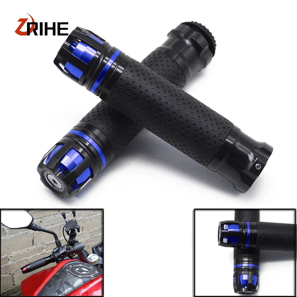 

Free Shipping 7/8"22MM Motorcycle CNC Handle Grips Motorbike Handlebar Ends For Suzuki gsf 600 bandit gs1000 gs500e gs 500 e