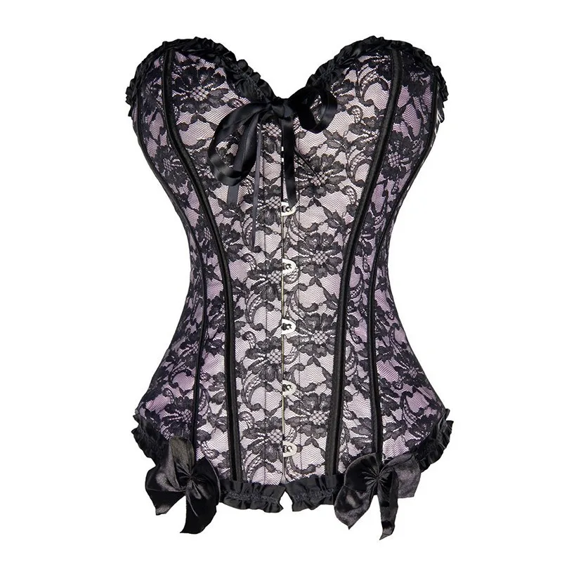 Lace overbust corset (5)