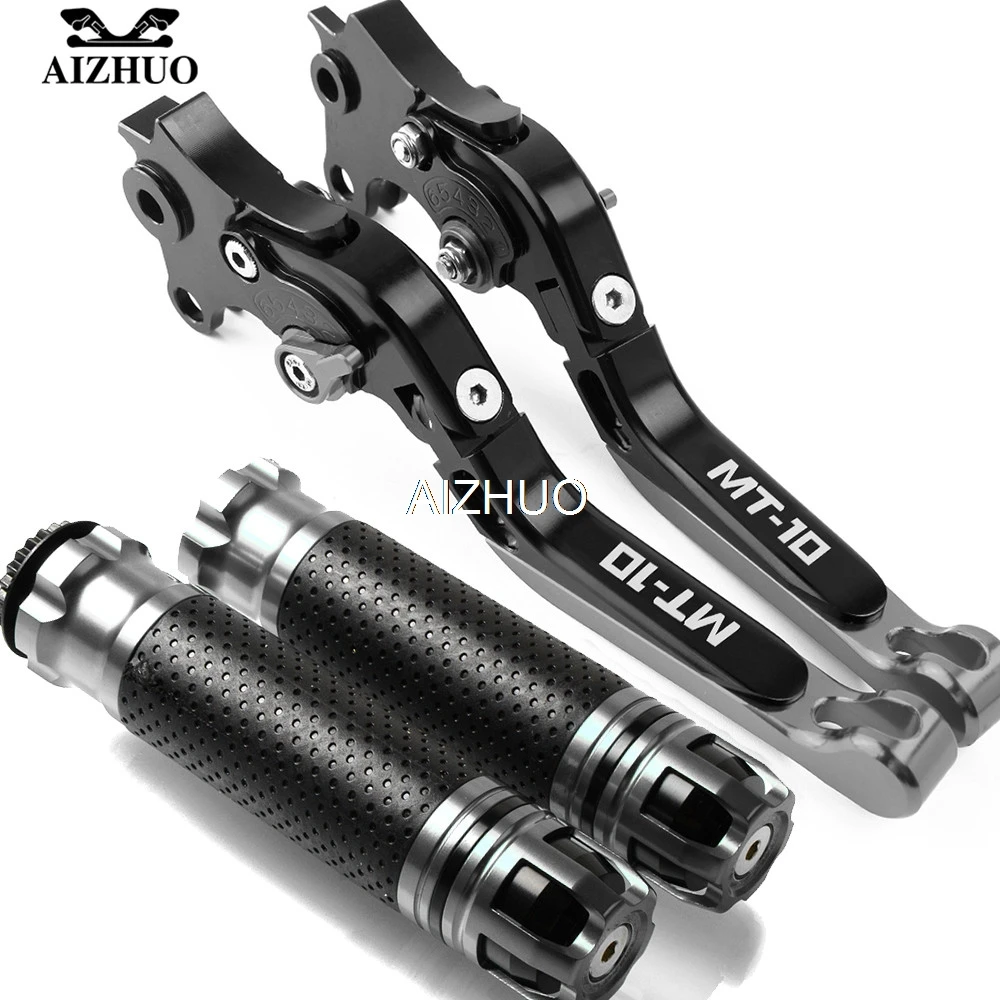 

For YAMAHA MT10 MT 10 MT-10 2016 Motorcycle Brake Clutch Lever Extendable Adjustable Hand Grip Handlebar