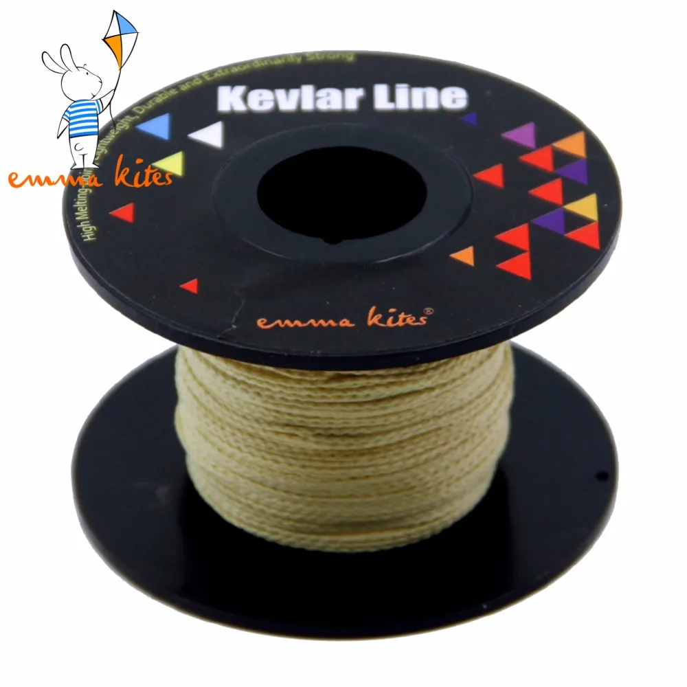 100ft 250lb Kevlar Line 1mm Braided Fishing Line Flying Kite Line