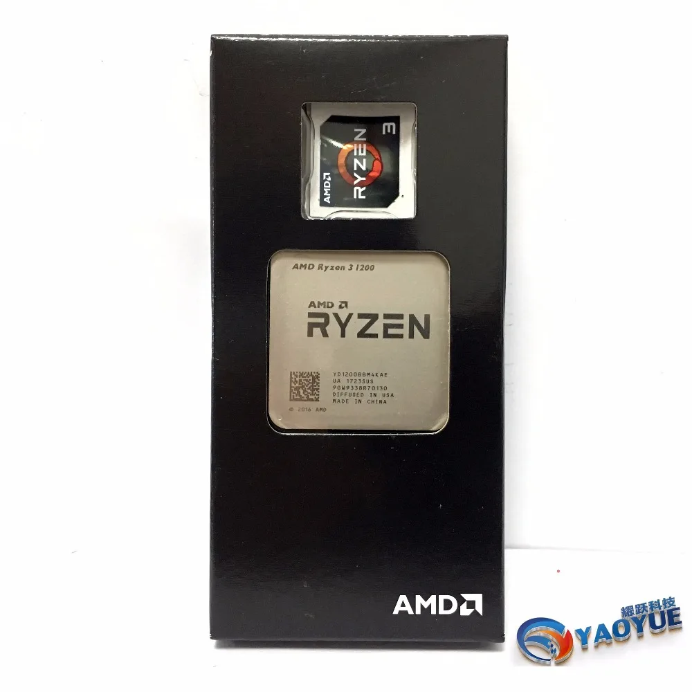 AMD Ryzen 3 1200 PC компьютер четырехъядерный процессор AM4 настольный процессор в штучной упаковке