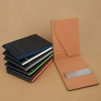 

Men Faux Leather Money Clip Slim Wallet ID Credit Card Storage Holder Purse