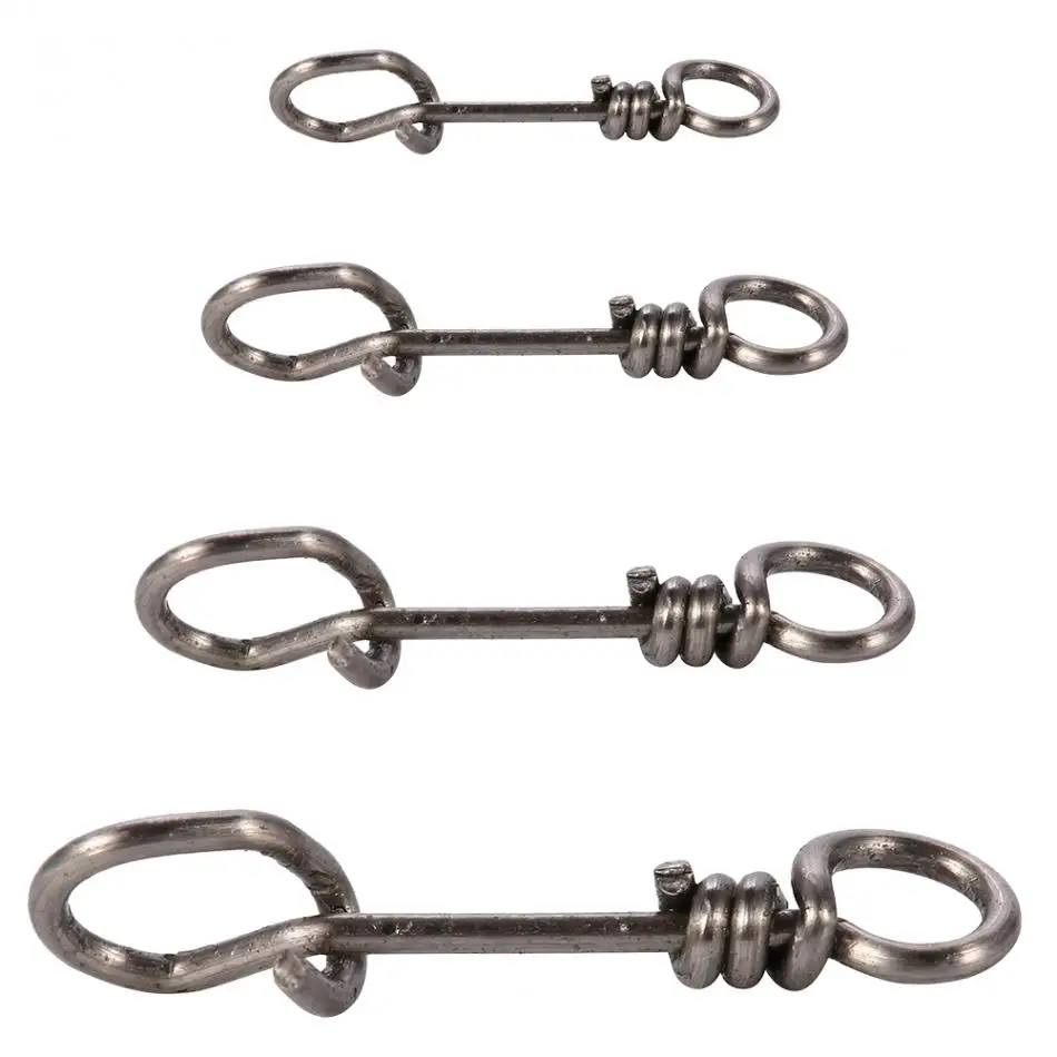 Buy 50Pcs Stainless Steel Fishing Connector Fishing