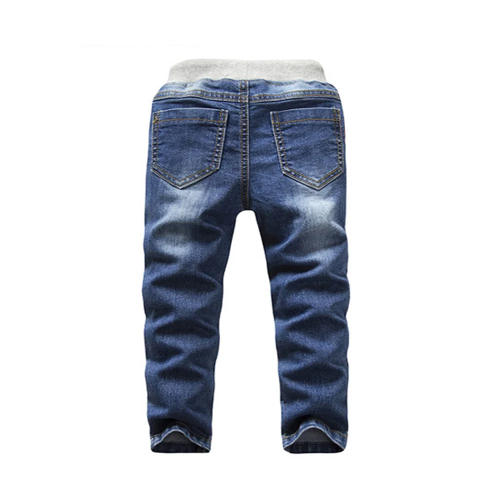 Джинсы для маленьких мальчиков детские хлопковые рваные брюки стиля гранж джинсовые длинные брюки, весенняя одежда повседневные брюки для годовалых девочек, Прямая поставка