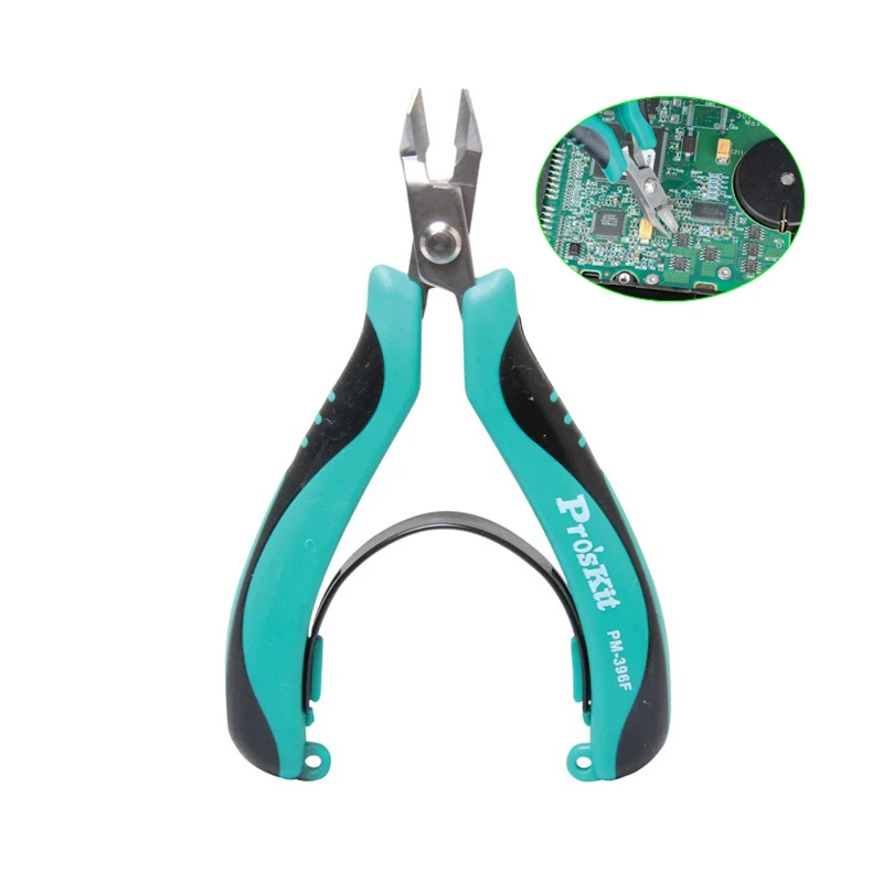 

Pro'skit PM-396F Forceps Pliers Diagonal Pliers Electrical Beading Cable Wire Side Cutter Cutting Nippers Pliers Repair Tool
