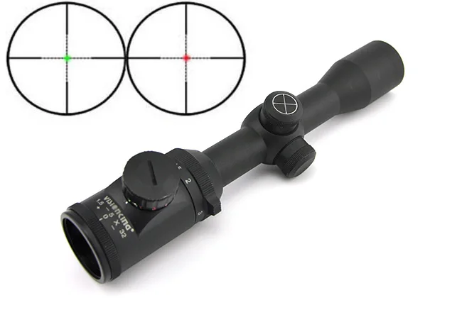 Free shipping Visionking Wide Angle 1.5-5x32 ML Hunting Tactical rifle scope 1 inch tube for 5.56mm .223 cal