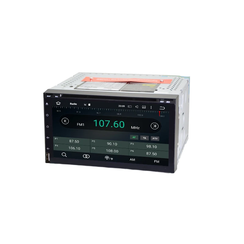 2 Din Android 9 0/9 автомобильный DVD Универсальный WIFI GPS BT OBD DAB + навигация Радио USB