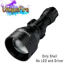 UniqueFire 1503 T50 фонарик Element 50 мм выпуклая линза головка зум светодиодный фонарь только в комплект не входит и драйвер