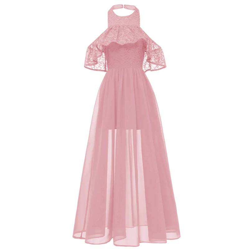 Шифоновое платье подружки невесты с длинным вырезом, новинка, сексуальное свадебное платье подружки невесты, свадебное платье для танцев, Vestido - Цвет: pink