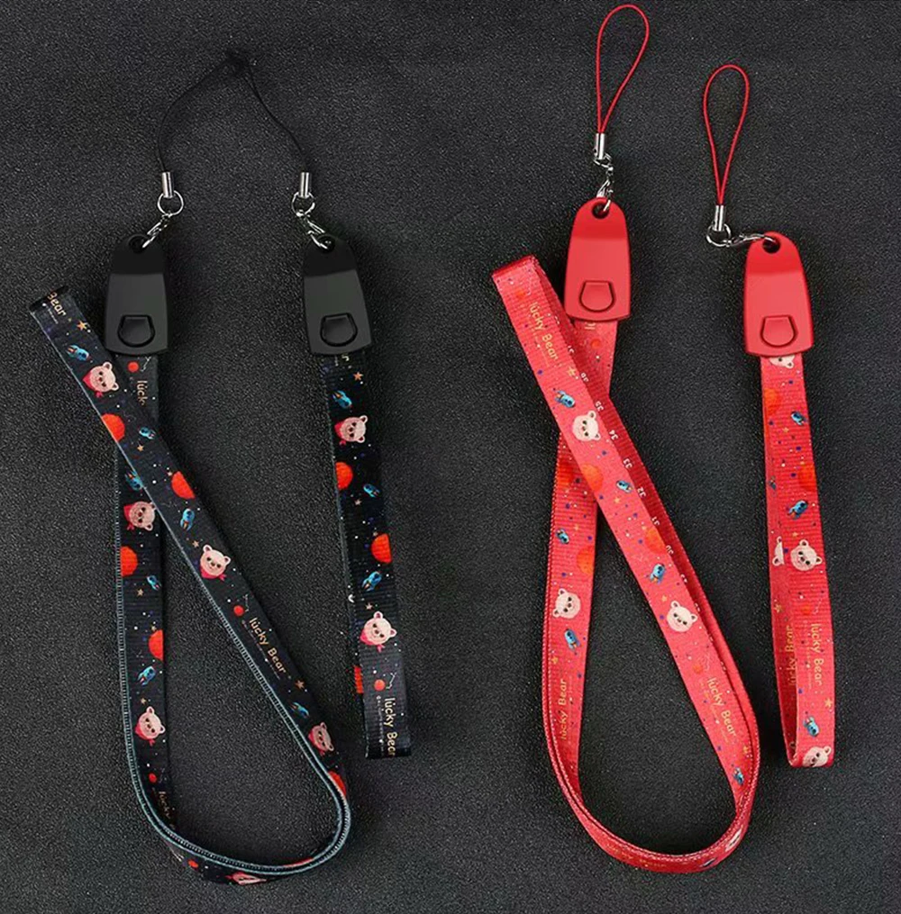 Ascromy Mobile Phone Lanyard Neck Wrist Strap USB Cable For iPhone X 7 8 Plus 6 6S 5 Type C Micro USB Cellphone Cartoon Lanyards Accessories (11)