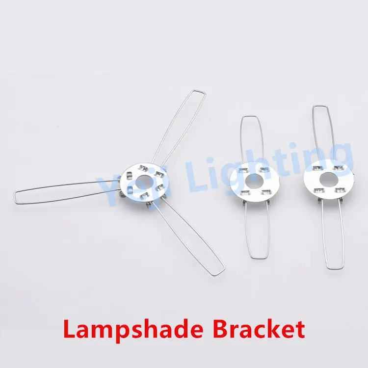 

Spring bracket lamp holder Glass cloth cover 2 forks 3 forks lampshade bracket for chandeliers led pendant lights ceiling lamps