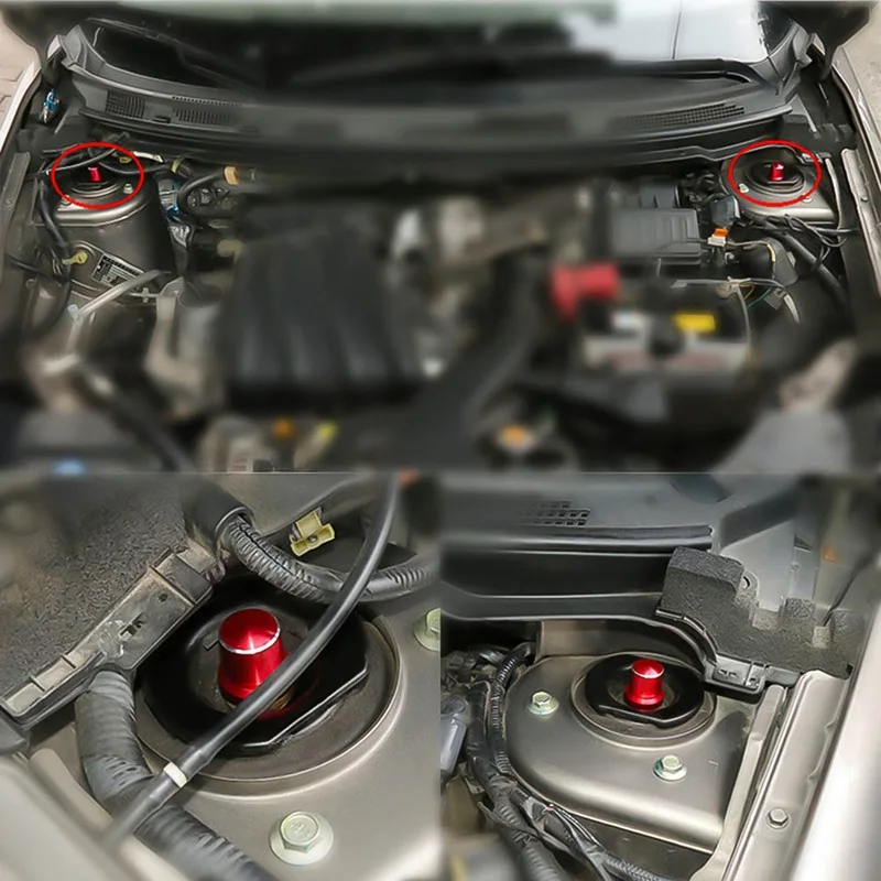 For Mazda 3 Axela 2017 2PCS Aluminum Alloy Automotive shock Absorber Screws Cap