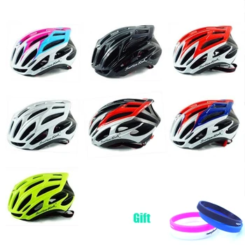 

Men&Women cycling helmet with free gift 2020 Ultralight safe mountain bike helmet MTB Sport race bicycle aero triathlon helmet