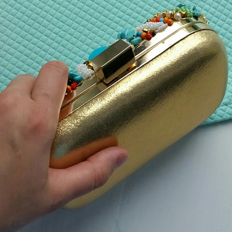 Boutique De FGG Vintage Bohemian Women Gold Clutch Purses Beaded Bag Evening Bag Wedding Handbag Party Bolsos De Fiesta Mujer Boutique De FGG Vintage Bohemian Women Gold Clutch Purses Beaded Bag Evening Bag Wedding Handbag Party Bolsos De Fiesta Mujer