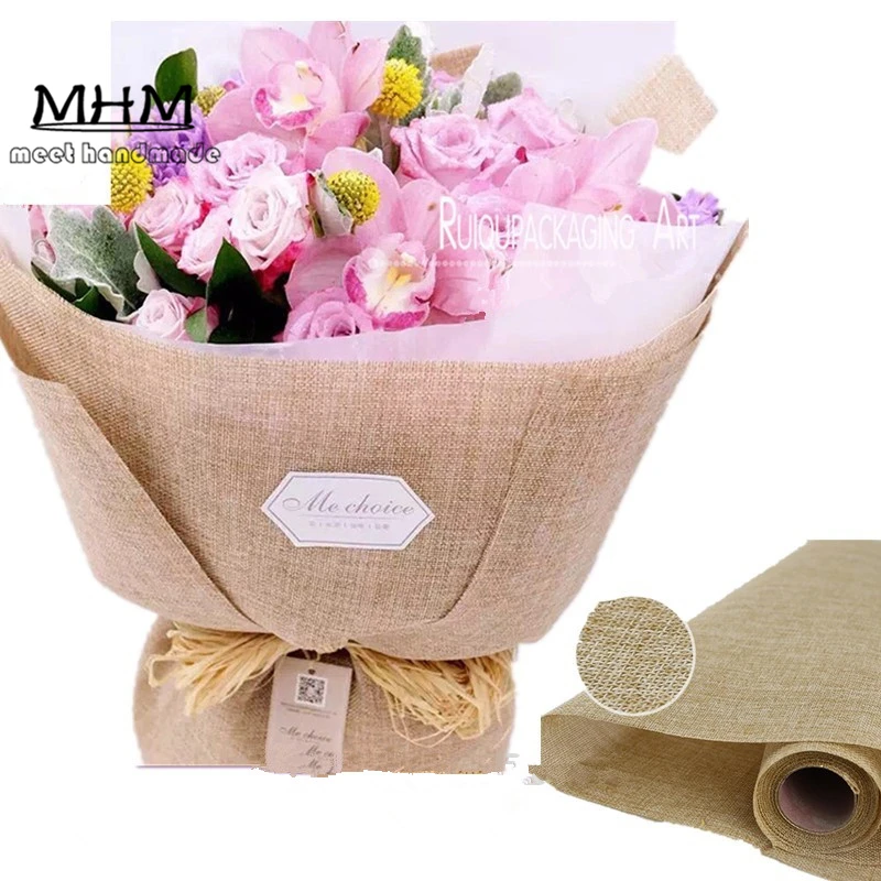 5yard-48cm-Flower-Packaging-Paper-Packaging-Material-Paper-Bouquet-Florisg-Paper-Hemp-Cotton
