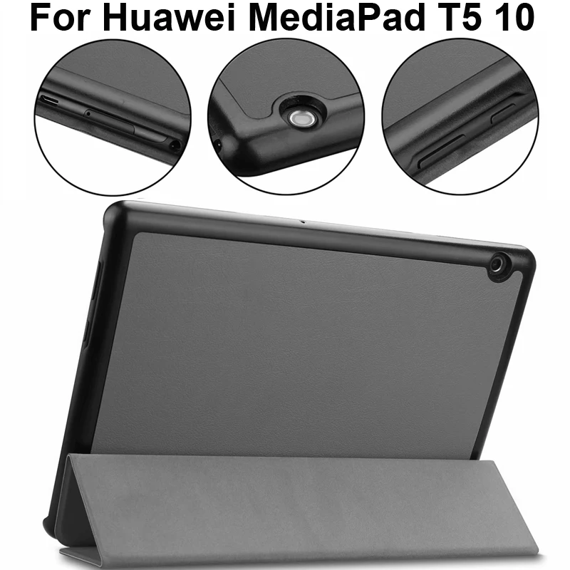 Чехол-подставка для huawei Mediapad T5 10 AGS2-W09 AGS2-L09 10,", защитный чехол для планшета huawei T5 10 10,1 дюймов, чехол Fundas, чехол