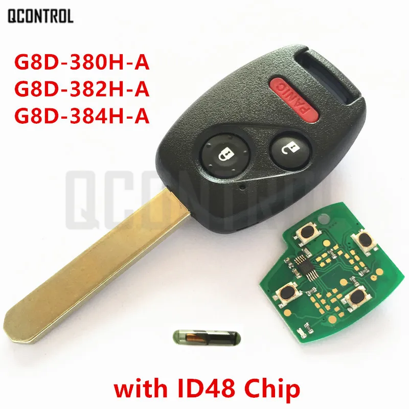 QCONTROL Car Control Alarm Remote Key for Honda for Accord CR V HR V