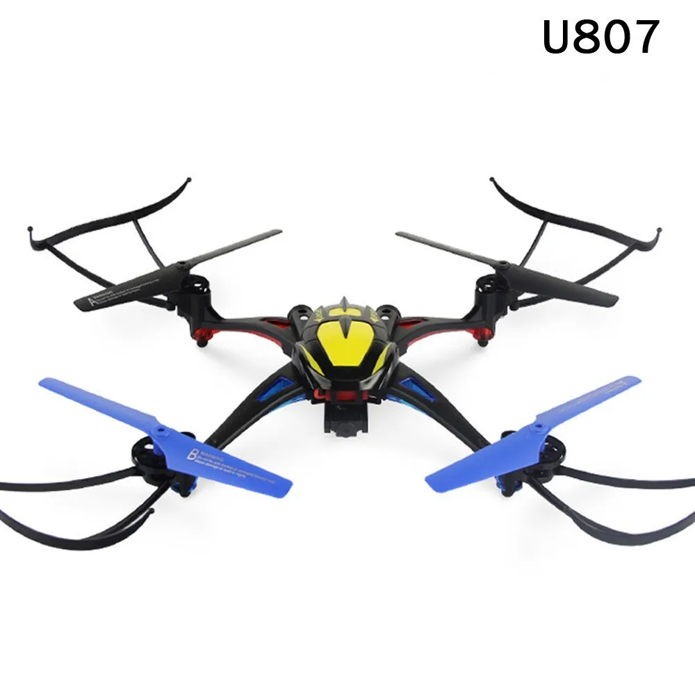 

RC drone U807 with 2.0MP HD Camera 2.4G 4CH 6-Axis RC Drone With Light and LCD Controller rc Quadcopter helicopter RTF kid gifts