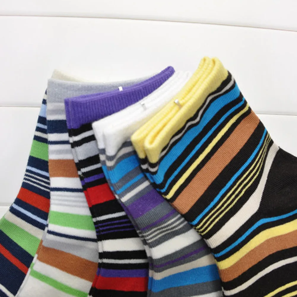 5pairs/lot New 2017 Spring Cotton Men's Socks England Style Color