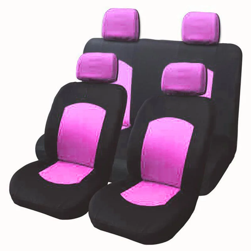 Универсальный чехол для автомобильных сидений из полиэфирной ткани, чехлы для автомобильных сидений, чехлы для автомобильных сидений, защита для автомобильных сидений, аксессуары для интерьера