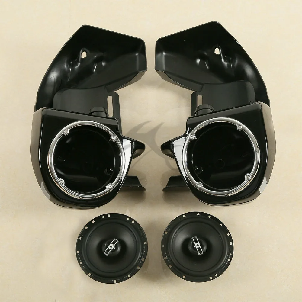 

Lower Vented Fairings Box Pods +6.5" Speakers For Harley Road King Electra Glide FL Models 83-13