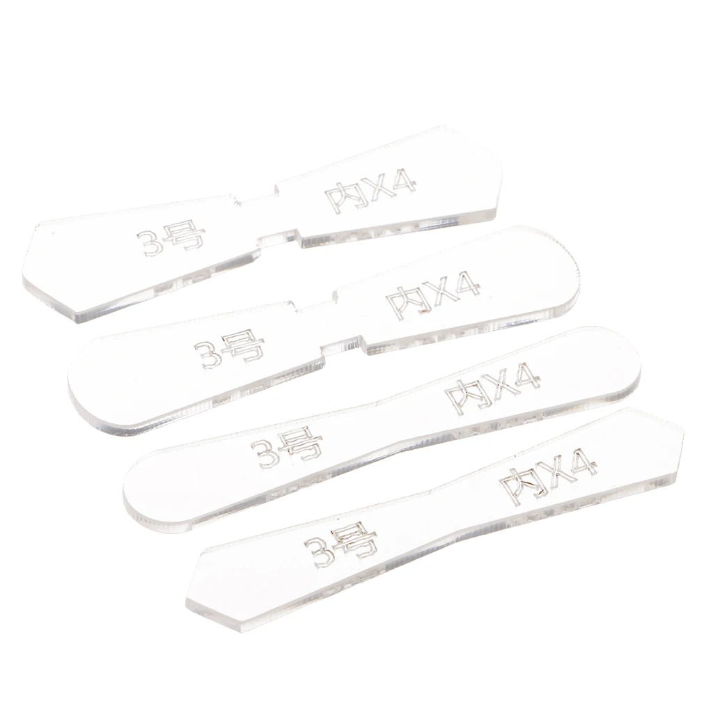 DIY Leather Craft Acrylic Pattern Stencil Template for Zipper Pulls Sliders
