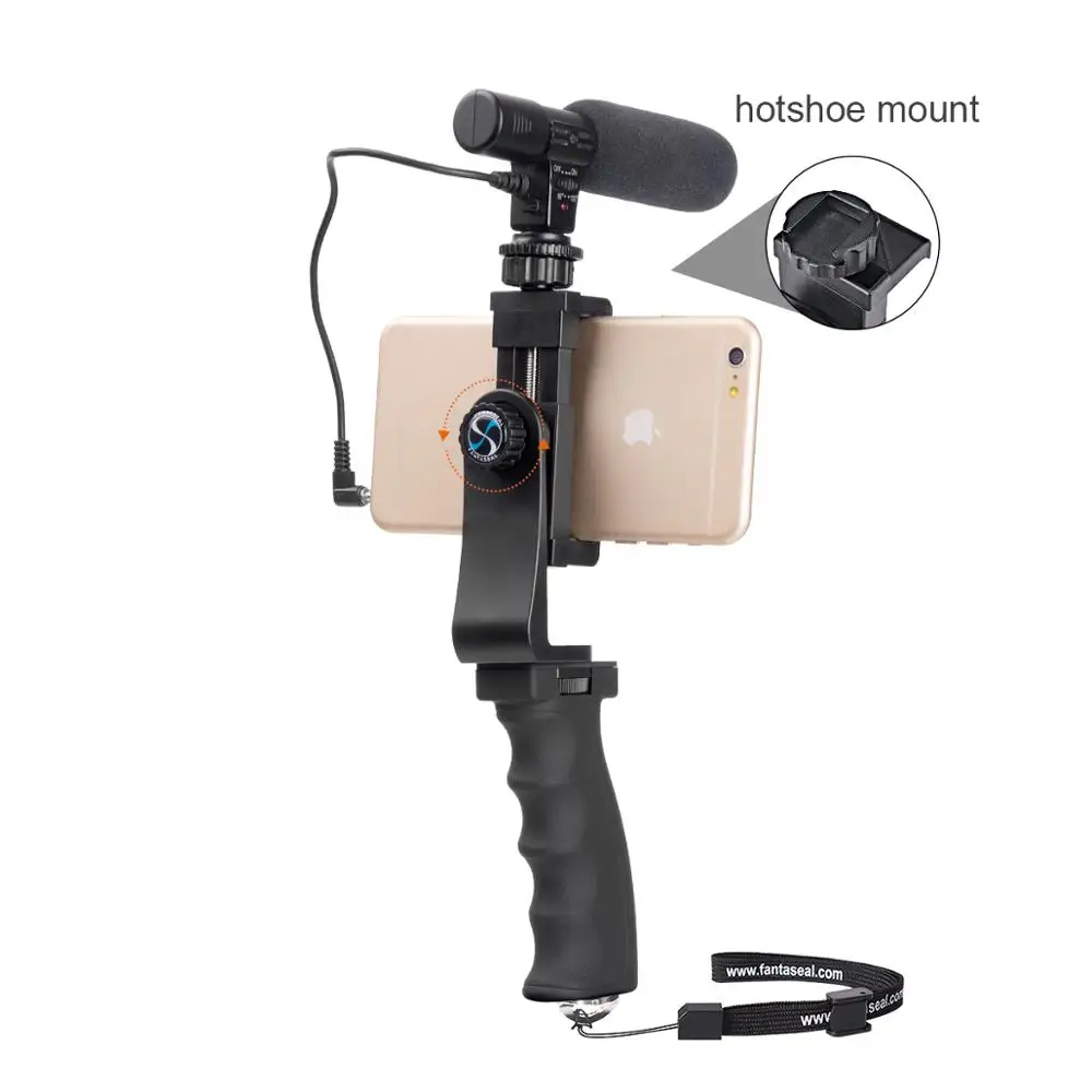 Ручной Стабилизатор для камеры Gopro sony Eken, Экшн-камера Canon, Nikon, DSLR камера, смартфон, держатель ручки для сотового телефона