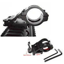 Быстрый выпуск QD " дюймов 25 мм диаметр Кольцо тактический прицел фонарик Фонарь крепления для лазера+ 20 мм стандартный Пикатинни/Weaverer Rail