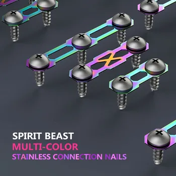 

Spirit Beast Motorcycle Connecting Nails Pieces Multi Color Plating 304 Stainless Steel Universal For Bike Body Shell Repairing