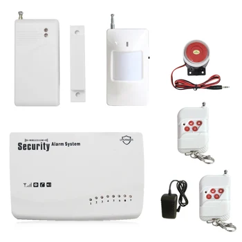 

EU Plug Wireless GSM Burglar Alarm System Garage Detector Motion Sensor Detector Security Protection