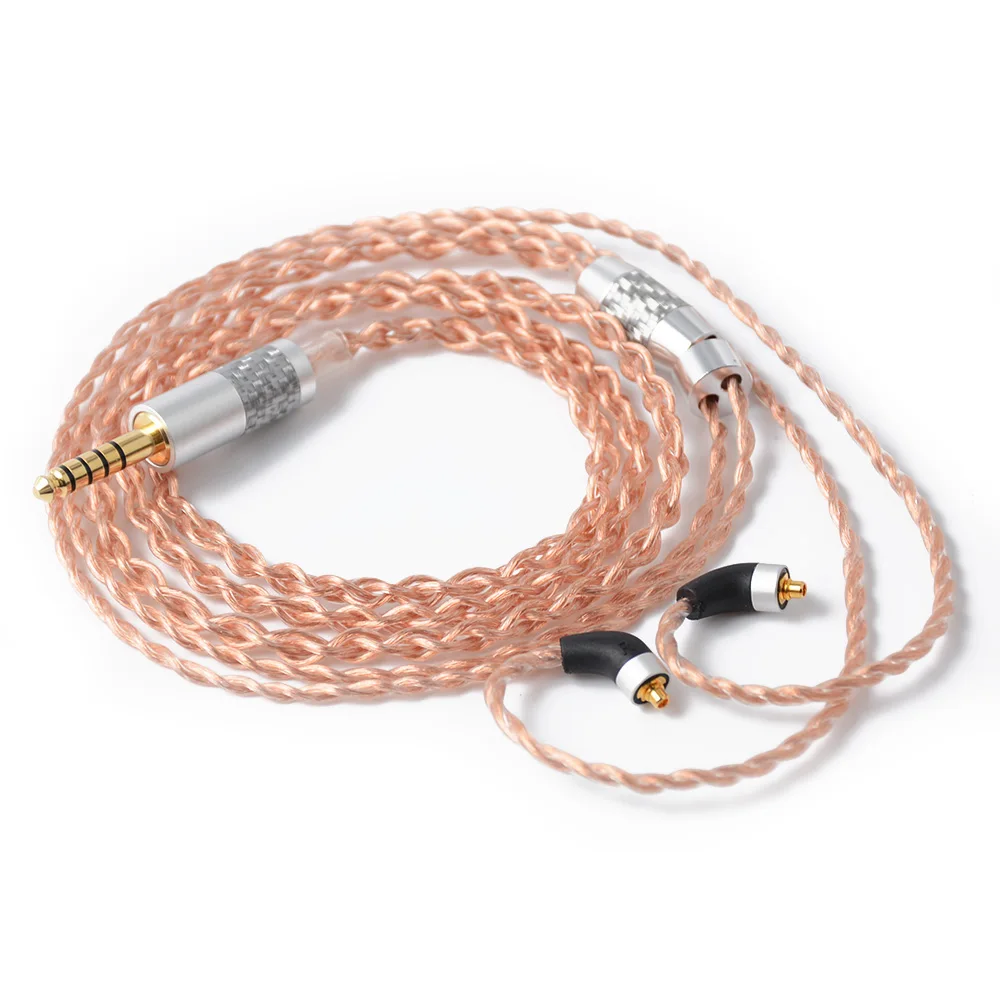 

High Quality NICEHCK 3.5/2.5/4.4mm Balanced MMCX Connector 5N OFHC High Purity Oxygen-Free Copper Cable For SE846 NICEHCK M6