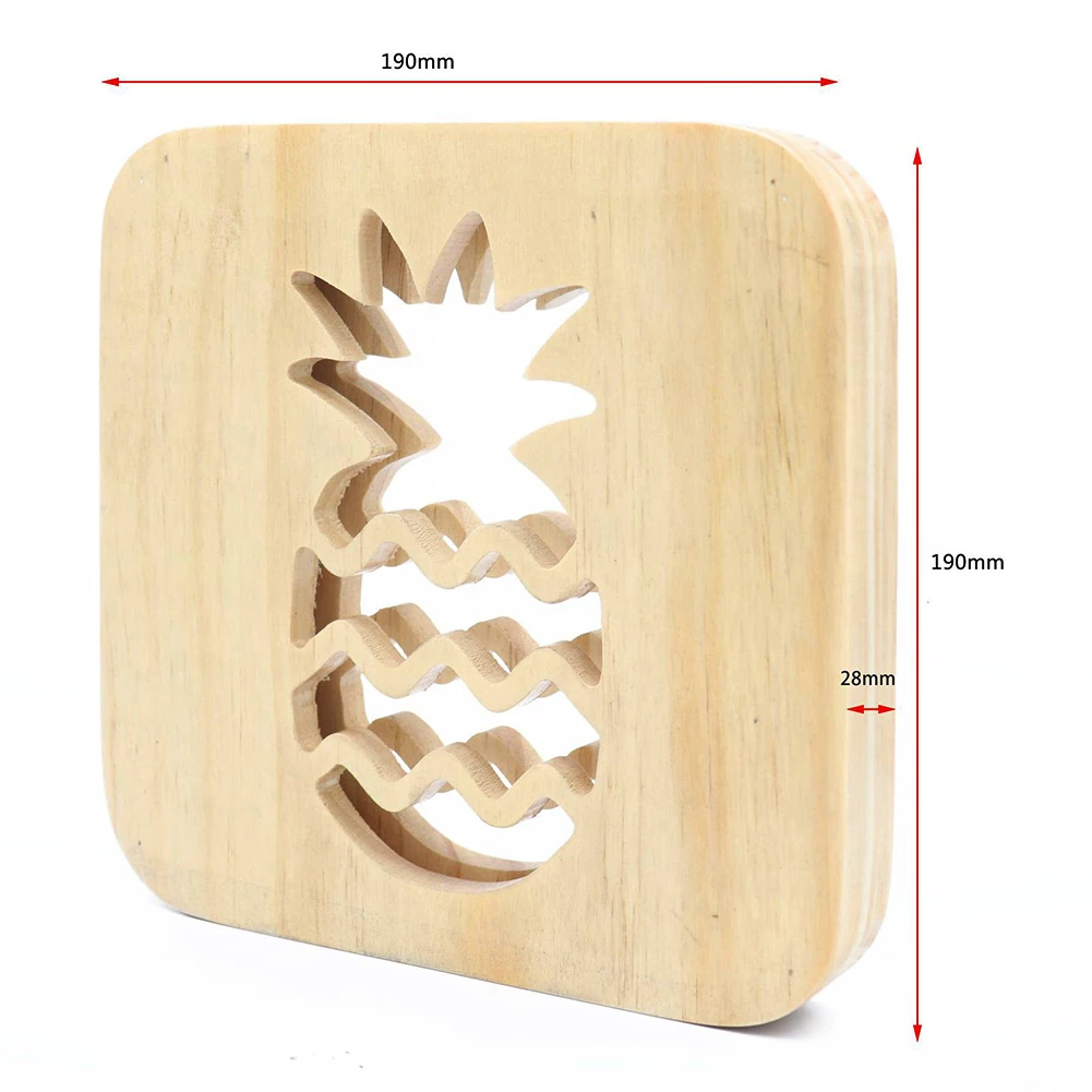 Wooden Pineapple Night Light Image 7