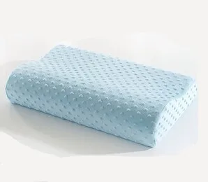 Горячая мягкая подушка для путешествий Memory Foam космическая подушка медленный отскок Memory foam throw Подушки шейный затылочный Медицинский подушки U0301 - Цвет: Синий