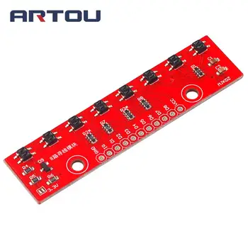 

Tracking Module Infrared Detection Sensor Module DIY For Arduino 8-Channel Infrared Detector Hunt Module 8bit Sensor Module