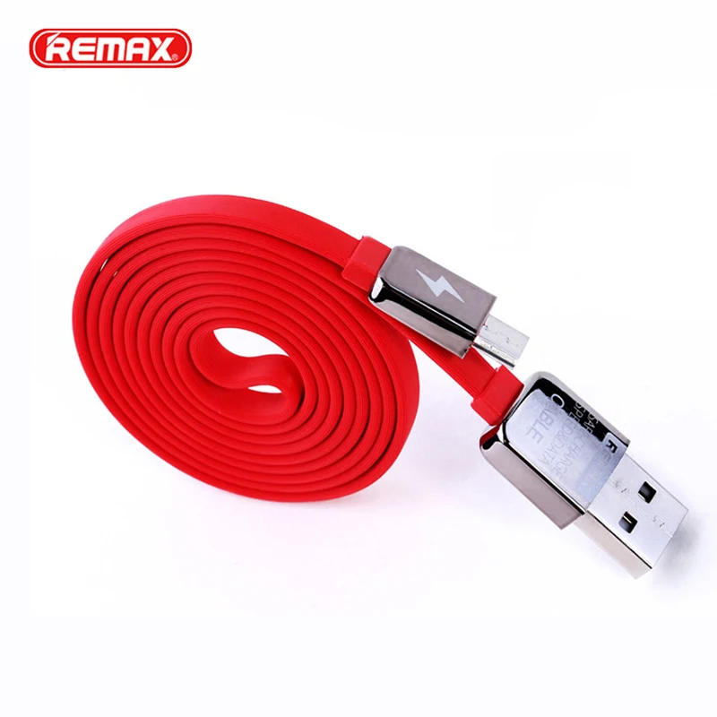 Remax Kingkong Cable Flat Micro Usb Data Cable 2.1a Usb Side Fast