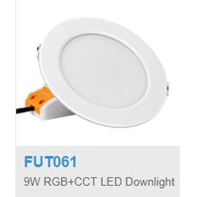 Milight FUT061 9 Вт RGB+ CCT Встраиваемый светодиодный потолочный светильник с регулируемой яркостью AC220V 2700K~ 6500K can 2,4G RF пульт дистанционного управления/APP/Amazon Голосовое управление - Испускаемый цвет: FUT061  9W