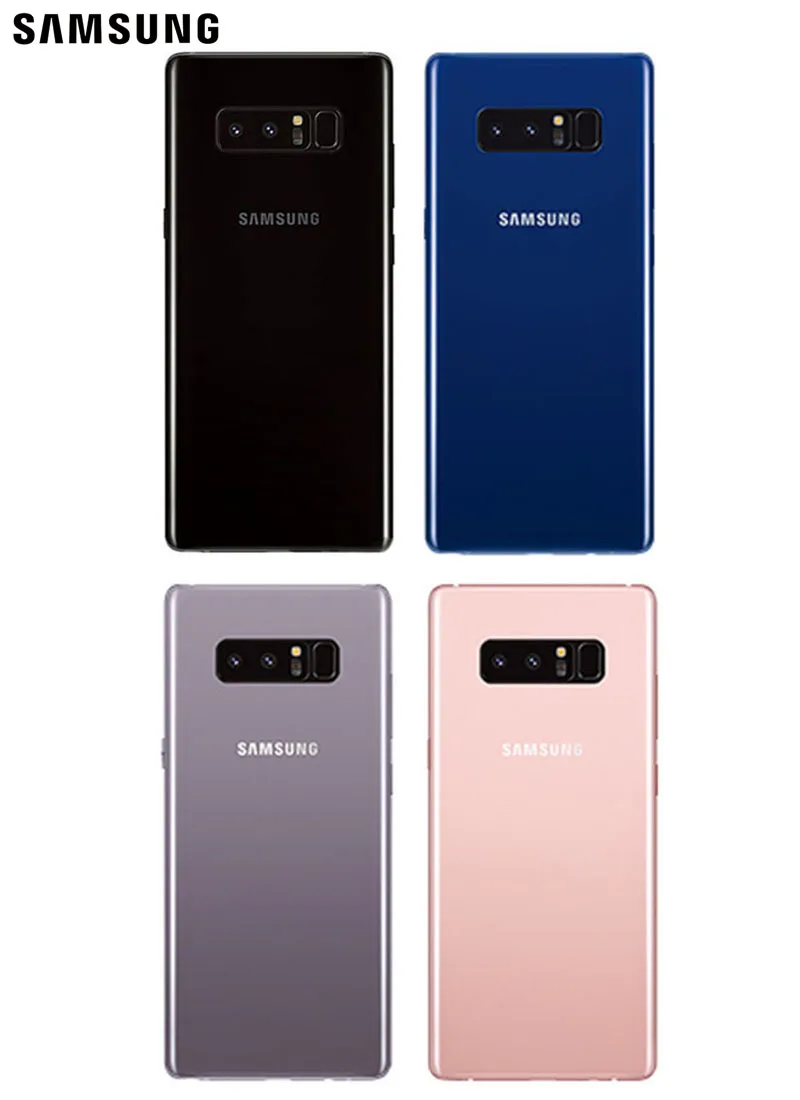 Оригинальная задняя крышка батарейного отсека Samsung стеклянный корпус для SAMAUNG Note8