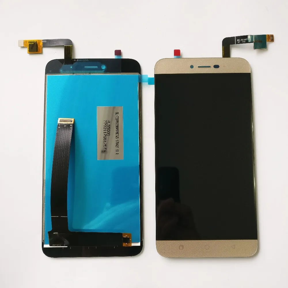 100% протестированное золото 5 дюйма для Coolpad Torino R108 ЖК дисплей + детали